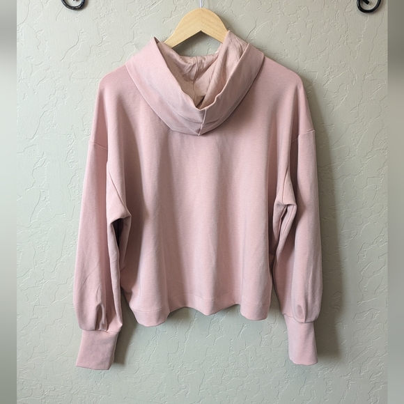 Scotch & Soda Dropped Shoulder Light Pink Hoodie - Picture 8 of 10